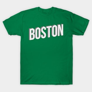 Boston, Massachusetts - 3D T-Shirt